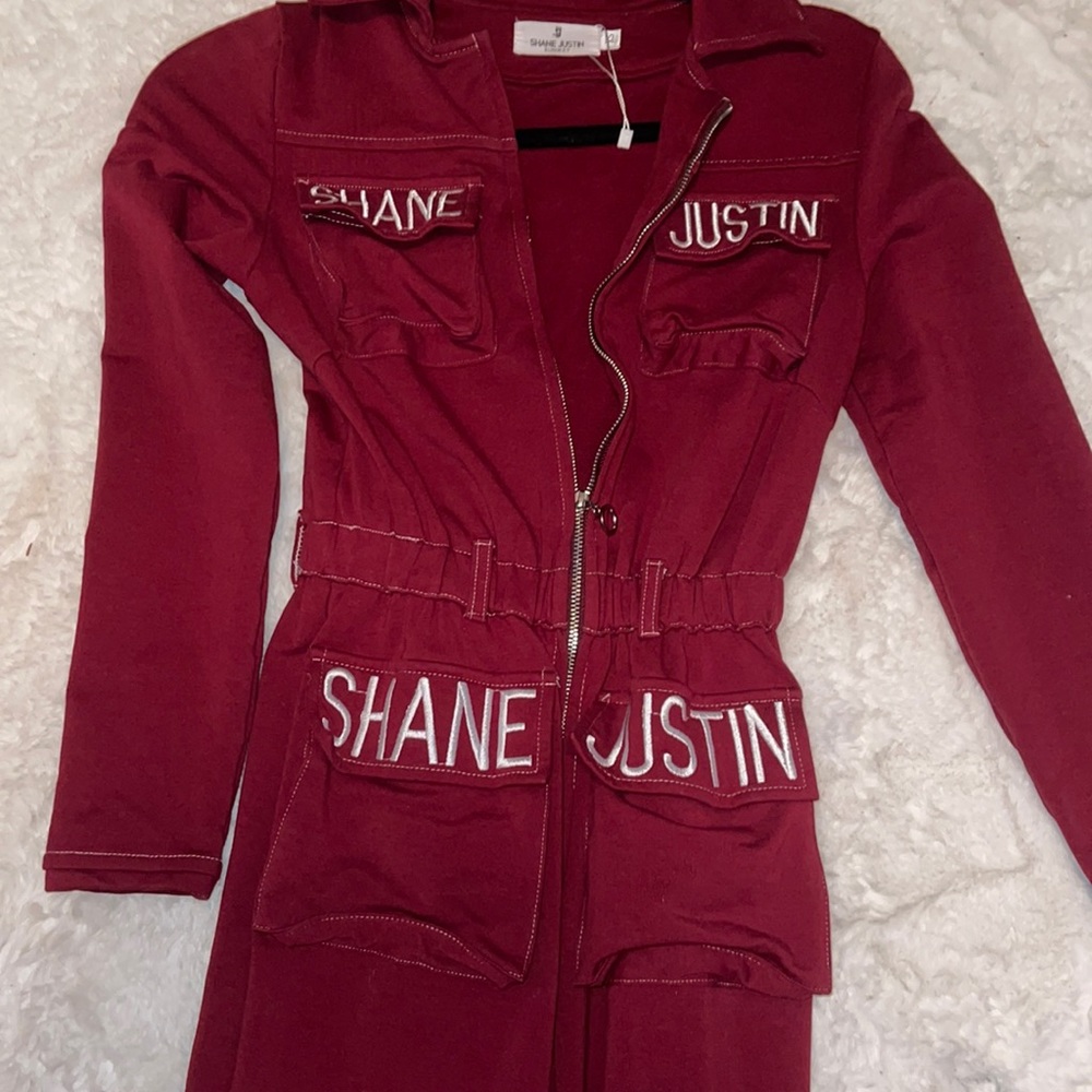 Burgundy Full Jumpsuit (xs)